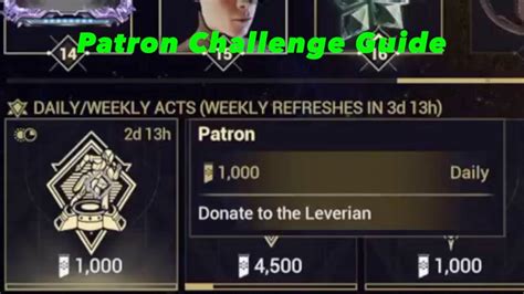 warframe leverian donation.